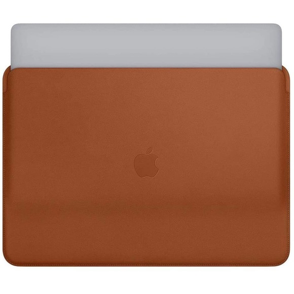 Apple - MRQV2ZM/A Leather Sleeve (for 15-inch MacBook Pro) – Saddle Brown - Picture 1 of 8